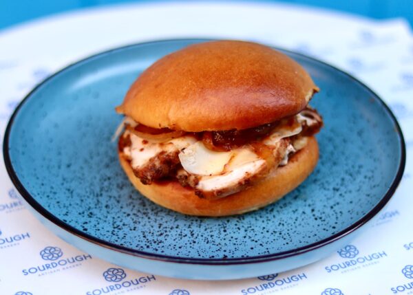 Roasted Chicken Brioche Sandwich ( Available from 10 am)