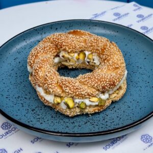 Turkish Simit Halawa , Cream & Pistachio