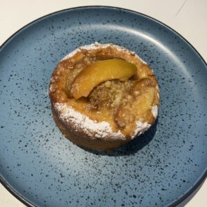 Custard peach Brioche