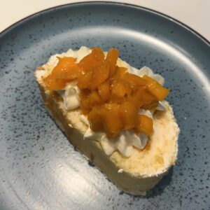 Mango Swiss Roll slice
