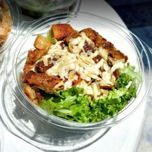 Schnitzel Caesar Salad