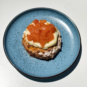 Peach White Choco Brioche